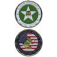 Army Combat Veteran Coin