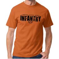 Eroded Text T-Shirt - Texas Orange